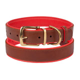 The Torquay Dog Collar - Fire Engine Red - [Product_type] - Owen & Edwin - Dog Coat - Dog Jacket - Pointer - Vizsla - German Shorthaired Pointer - Weimaraner - luxury