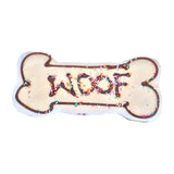 "Woof" Bone Biscuit - [Product_type] - Owen & Edwin - Dog Coat - Dog Jacket - Pointer - Vizsla - German Shorthaired Pointer - Weimaraner - luxury